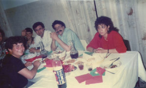 1989-Pranzo con alunni ed insegnanti
