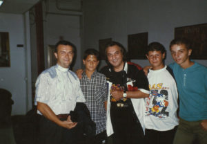 1997-Tullio De Piscopo con i ragazzi Antoniani
